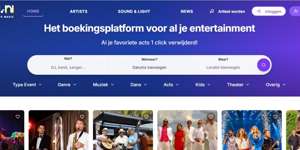 Muziek Boeken Nederland: De Juiste Live Muziek voor Ieder Evenement